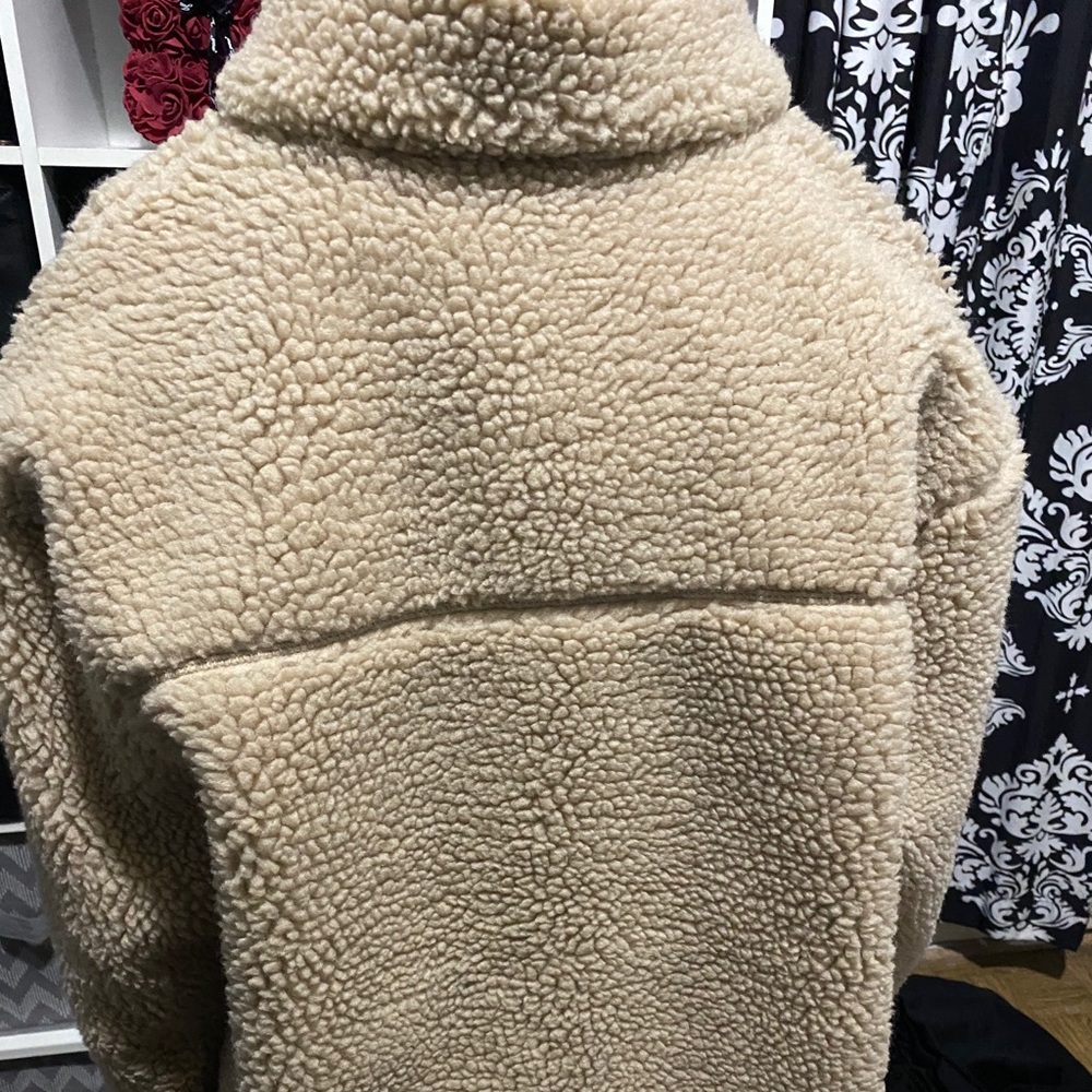 Sherpa button down jacket